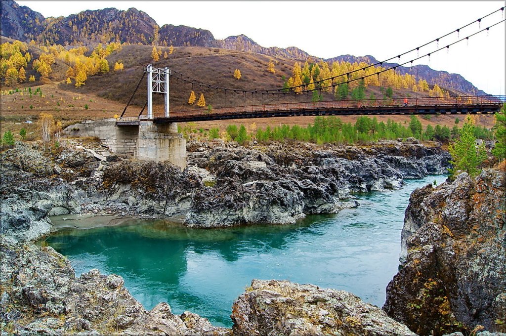 Ороктойский мост . Оформить путёвку на сайте Altai Travel Guide | Altai  Travel Guide