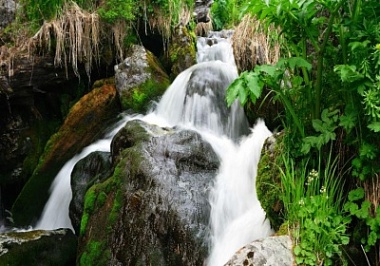 Муехтинский водопад 