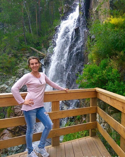 Камышлинский водопад (селфи)