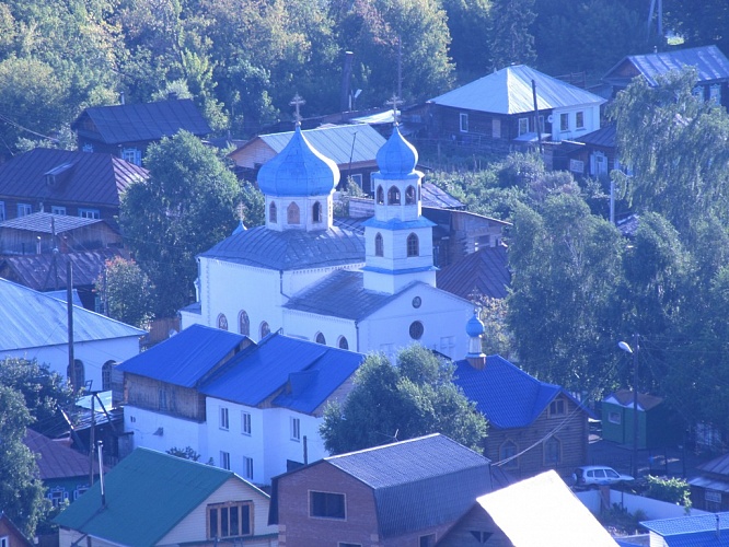 Церковь в честь Преображения Господня в Горно-Алтайске